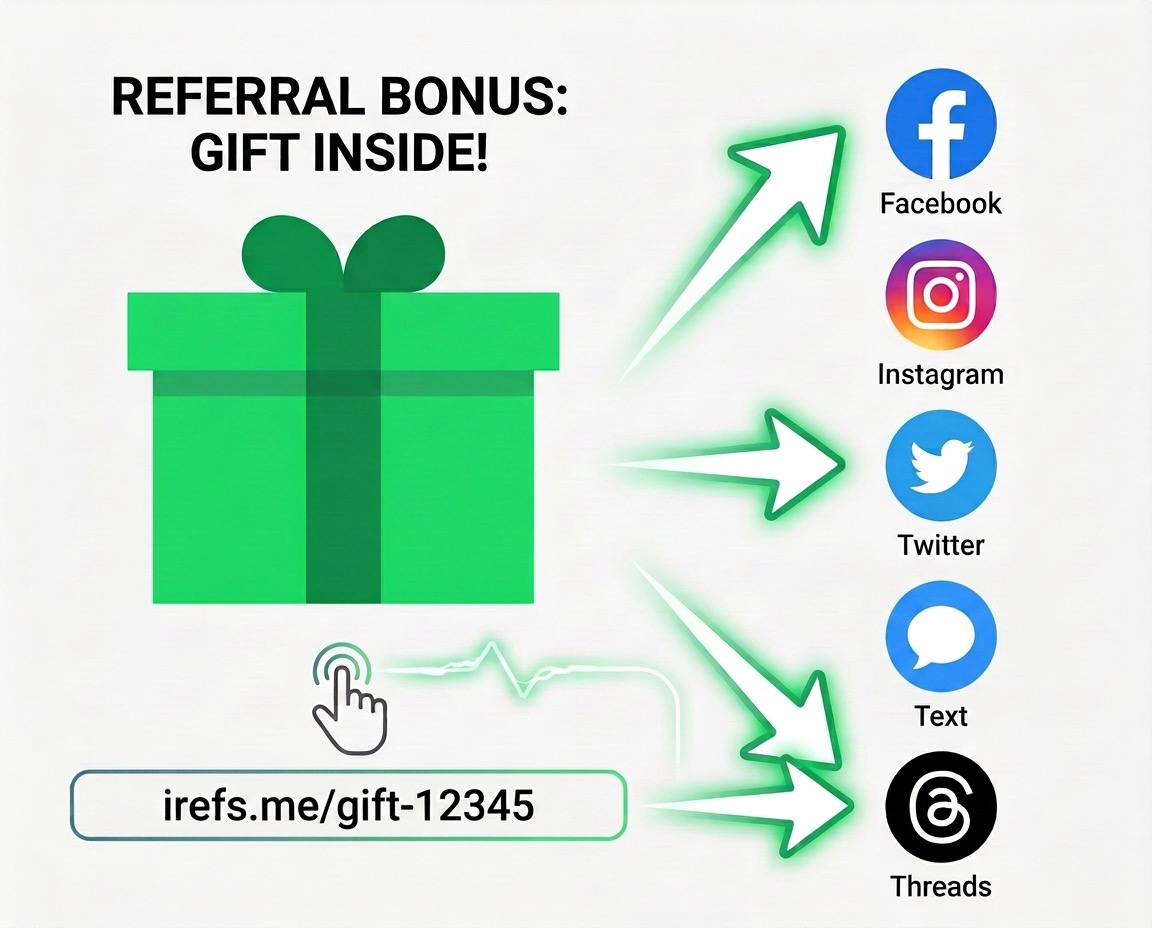 Step 1: sharing link